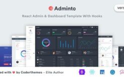 Adminto v.1.1 React Admin & Dashboard Template
