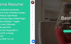 Basma (v1.5) Resume / CV CMS