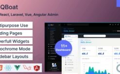 Qboat (v1.9.0) Bootstrap 5 Responsive Admin Dashboard Template