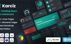 Karciz (v1.0.0) React Redux Ticketing Admin Dashboard Template