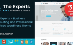 The Experts (v3.2) Business Consulting and Professional Services WordPress Theme