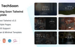 Techsoon (v1.0.0) Tailwind Coming Soon HTML Template