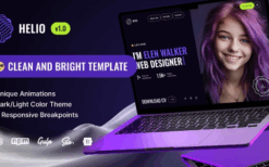 Helio (v1.0.0) Coming Soon and Landing Page Template