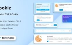 Cookiz v.1.0.0 Tailwind CSS 3 Cookie