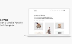 Bernd v1.0.0 Clean & Minimal Portfolio HTML5 Template