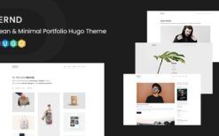 Bernd (v3.0.3) Clean & Minimal Portfolio Hugo Theme