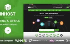 InHost v.4.0.1 WHMCS Integration WordPress Theme