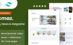 Ncmaz (v1.0.0) Blog, News Magazine React Template