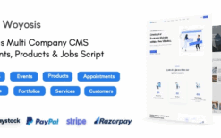 Woyosis (v1.0.0) Saas Multi Company CMS – Events – Products & Jobs Script