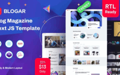 Blogar (v1.0.3) React Nextjs Blog and React Magazine Template