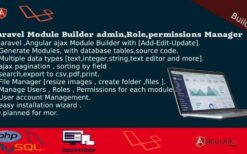 Dashboard Builder v4.1 – CRUD,Users,Roles,Permission,Files Manager,Invoices