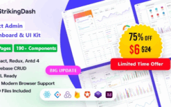 StrikingDash (v3.0.2) React Admin Dashboard Template