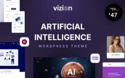 Vizion (v4.1.4) Artificial Intelligence AI WordPress Theme