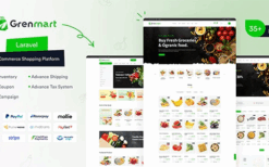 Grenmart (v1.3.0) Organic & Grocery Laravel eCommerce