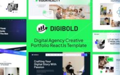 DigiBold (v1.0.8) Digital Agency Creative Portfolio React Js Template