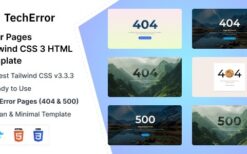 TechError (v1.0.0) Error Page HTML Template