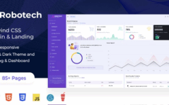 Robotech (v1.0.0) Frontend & Backend Multipal Pages and UI kit