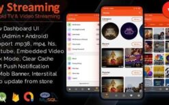 My Streaming (v1.5) Android App with Admin Panel (Android 14 Support)