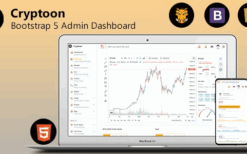 Cryptoon (v1.4.0) Crypto Bootstrap Admin Template