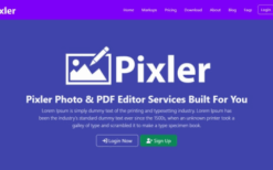 Pixler (v1.0) Photo And PDF Editor Script