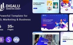 Digalu (v1.0.1) Digital Marketing Agency HTML Template