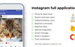 v3.18 Instagram Android Full Applcation + Firebase Web (Photo&Video)