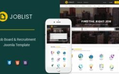 JobList (v4.1.0) Responsive Job Board & Recruitment Joomla Template