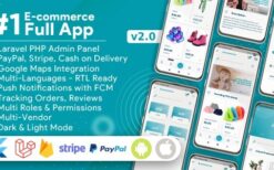 * E-Commerce Mobile App with admin panel (v1.6.0)