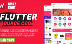 Flutter AmazCart (v3.0) Ecommerce Flutter Source code for Android and iOS