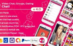 Chati (v3.8.3) Android Dating Full App, Video Calling, Chat Rooms Groups