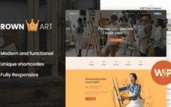 Crown Art (v1.2.11) Drawing and Music School WordPress Theme