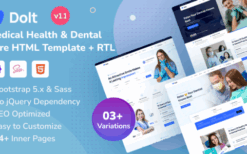 Dolt v1.0 Medical Health & Dental Care HTML Template