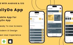 DailyDo App v1.0 – Online Daily Task Manager App Flutter | Android | iOS Mobile App Template