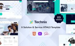 Technix (v1.0.6) Technology & IT Solutions WordPress Theme