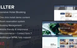 Hillter (v3.0.7) Responsive Hotel Booking for WordPress
