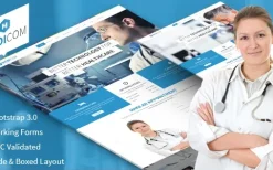 Medicom (v2.1) Medical & Health Template