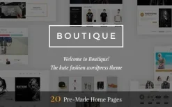 Boutique (v2.3.3) Kute Fashion WooCommerce Theme ( RTL Supported )