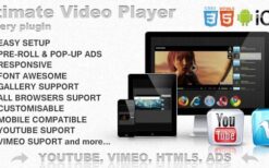 v.7.0.9 Ultimate Player with YouTube, Vimeo, Ads WP Plugin