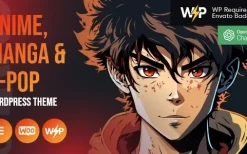 Otaku (v1.8.0) Anime, Manga & K-Pop WordPress Theme