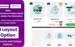BWD WooCommerce Product Multi Action Addon For Elementor v1.0