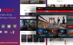 Vividly v1.5.4 Video Blog WordPress Theme