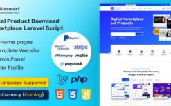 Alasmart (v4.1.1) Digital Product Download Marketplace Laravel Script