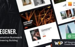 Wegener v2.0 Construction & Engineering WordPress Theme