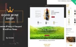 Good Wine v1.1.10 Vineyard & Winery Shop WordPress Theme