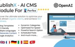PublishX v1.0.0 AI Powered CMS For Perfex CRM