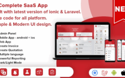 Easy Invoice (v2.0) A Complete Saas Package for Quick Invoices & Accounting – Android | IOS | Website
