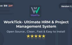 WorkTick (v1.3.0) HRM & Project Management