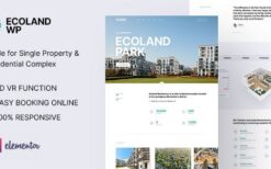 Ecoland v1.5 Single Property WordPress Theme