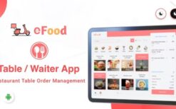 eFood Table/Waiter App v1.6