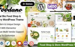 Foodano (v1.2.1) Natural Food Shop WordPress Theme